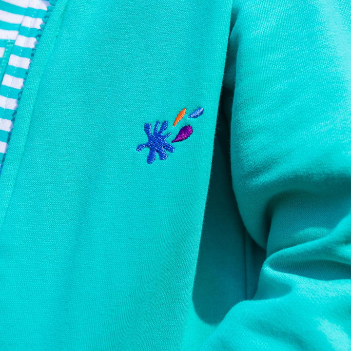 Turquoise hoodie kids store
