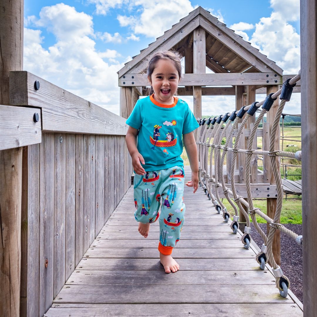 Green joggers kids hotsell